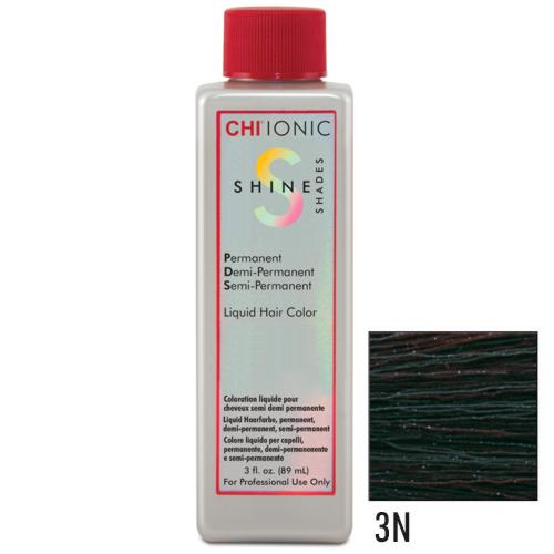 CHI Ionic 3N Shine Shades Liquid Haarfarbe 89ml - darkest brown