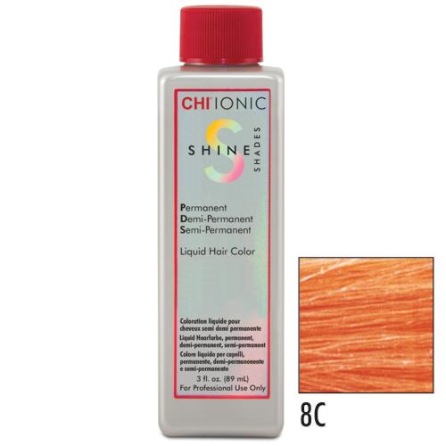 CHI Ionic 8C Shine Shades Liquid Haarfarbe 89ml - medium copper blondblonde