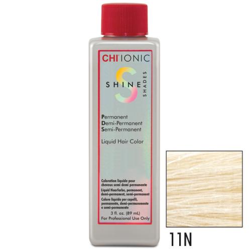 CHI Ionic 11N Shine Shades Liquid Haarfarbe 89ml - extra light blonde plus