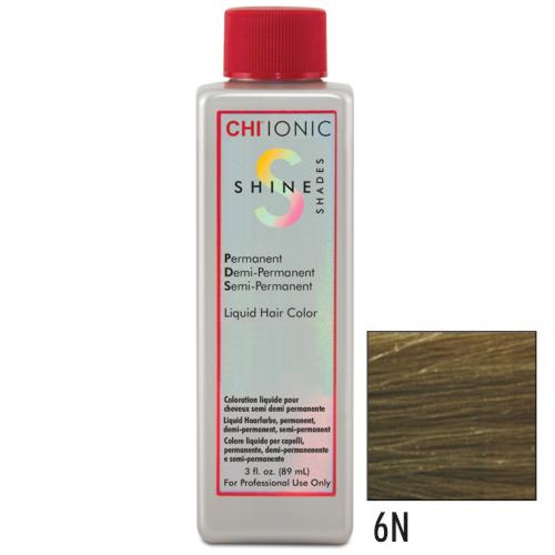CHI Ionic 6N Shine Shades Liquid Haarfarbe 89ml - light brown