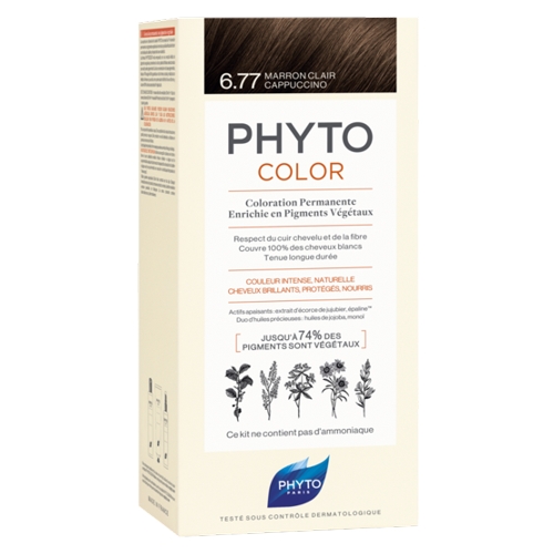 Phyto - PHYTOCOLOR 6.77 - Hellbraun Cappuccino