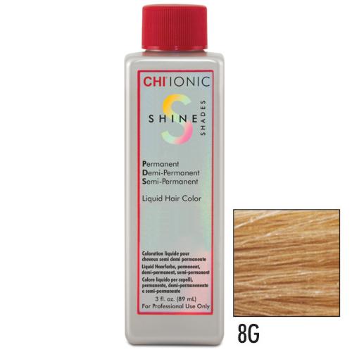 CHI Ionic 8g Shine Shades Liquid Haarfarbe 89ml - medium gold blonde