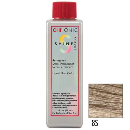 CHI Ionic 8S Shine Shades Liquid Haarfarbe 89ml - med silver blonde