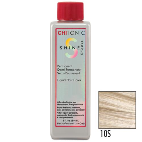 CHI Ionic 10S Shine Shades Liquid Haarfarbe 89ml - extra light silver blonde