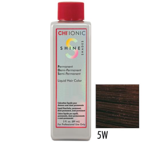 CHI Ionic 5W Shine Shades Liquid Haarfarbe 89ml - medium warm brown