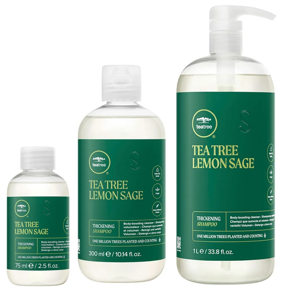 Paul Mitchell Tea Tree LEMON SAGE thickening SHAMPOO