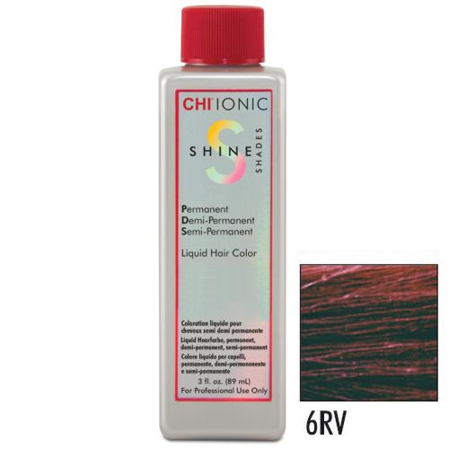 CHI Ionic 6RV Shine Shades Liquid Haarfarbe 89ml - light red violett