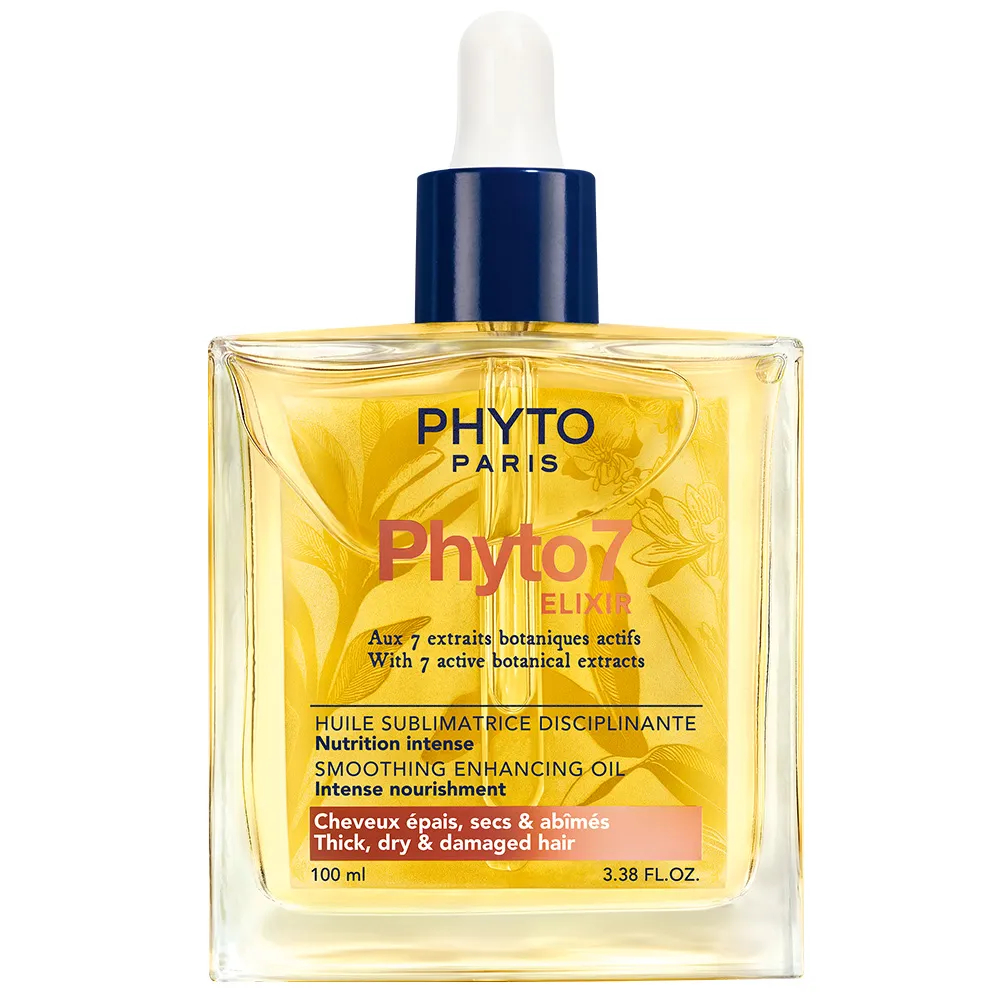 Phyto 7 Elixir Intense Smoothing Enhancing Oil 100ml Phyto 7 Elixir Intense Smoothing Enhancing Oil 100ml