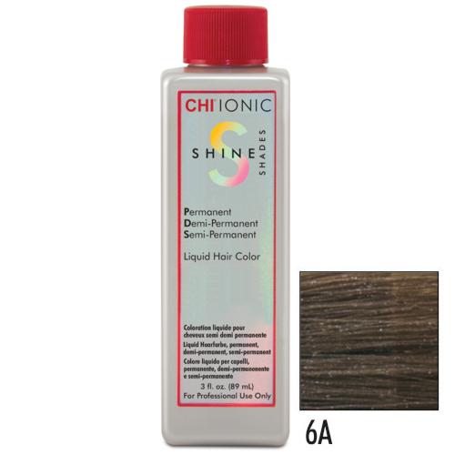 CHI Ionic 6A Shine Shades Liquid Haarfarbe 89ml - light ash brown