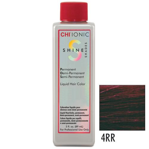 CHI Ionic 4RR Shine Shades Liquid Haarfarbe 89ml - red plum