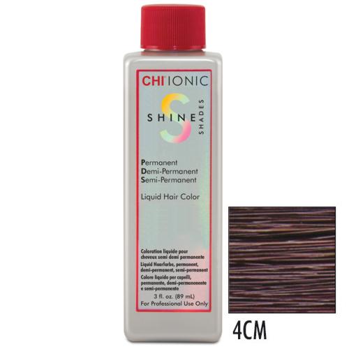 CHI Ionic 4CM Shine Shades Liquid Haarfarbe 89ml - mocha brown
